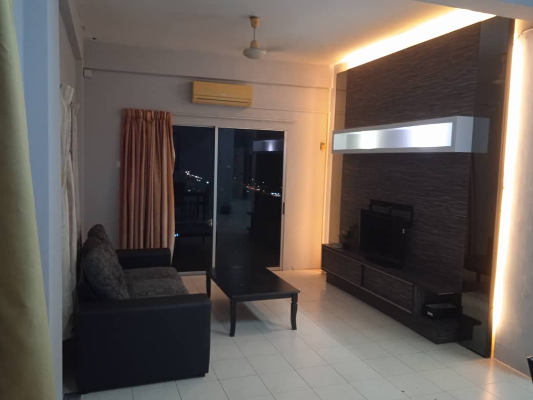 Bercham kiara condominium for rent furnished high floor high rise facilities - Image 1